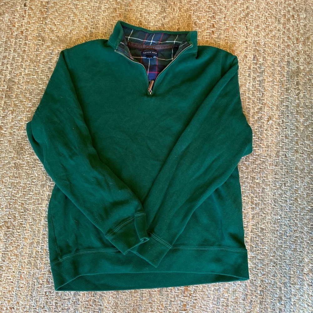 Lands End Quarter Zip Sweater